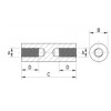 Cylindrical spacer [300] (300340059935)