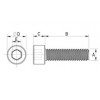 Socket head screw metal DIN 912 [340-m] (340010841553)